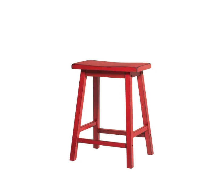 Gaucho - Counter Height Stool (Set of 2) - Antique - Red