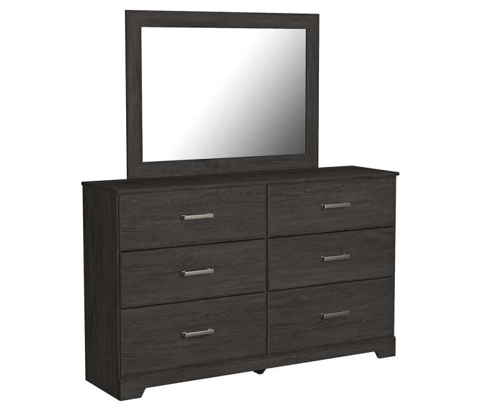 Belachime - Black - Dresser, Mirror