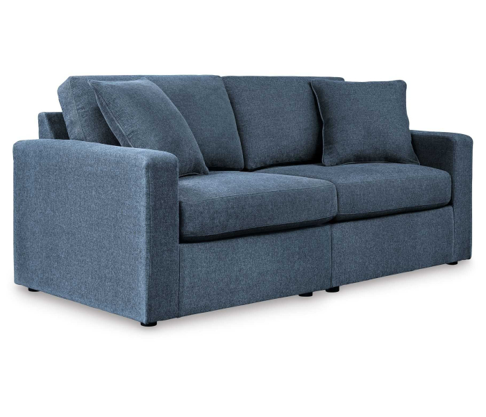 Cozymax - Ink - 2-Piece Sectional Loveseat - Fabric, 76"