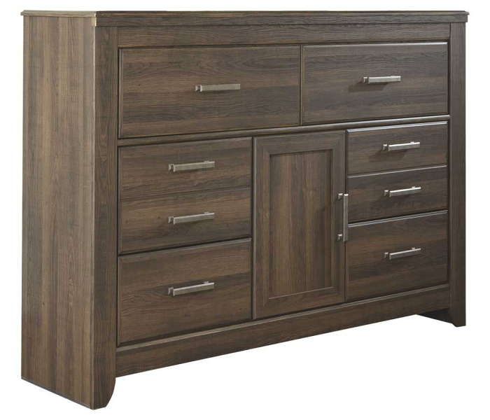 Juararo - Dark Brown - Six Drawer Dresser, 61.26" Wide