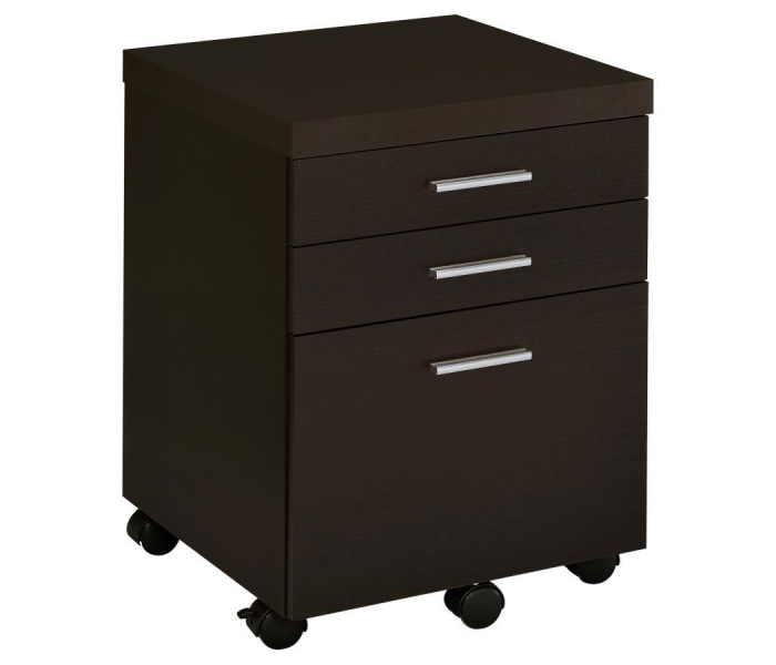 Skylar - 3-Drawer Home Office Mobile File Cabinet - Cappuccino