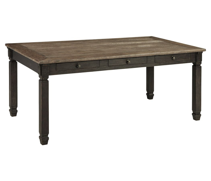 Tyler Creek - Black / Gray - Rectangular Dining Room Table, 71.88"
