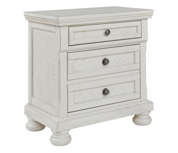 Robbinsdale - Antique White - Two Drawer Night Stand