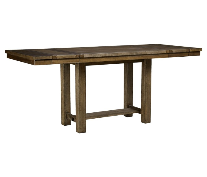 Moriville - Grayish Brown - Rectangular Dining Room Counter Extension Table, 36"