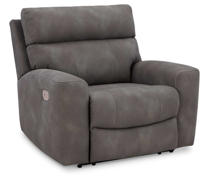 Next-gen Durapella - Slate - Power Recliner With Adj Headrest