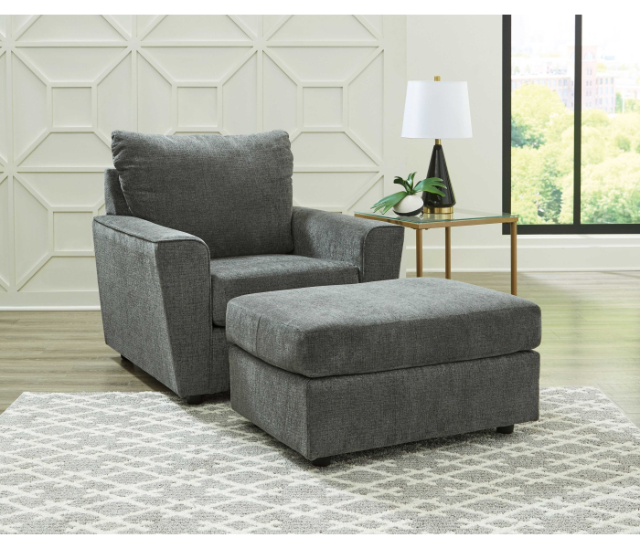 Stairatt - Gravel - 2 Pc. - Chair, Ottoman