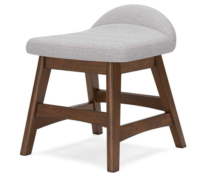 Lyncott - Light Gray / Brown - Home Office Desk Chair