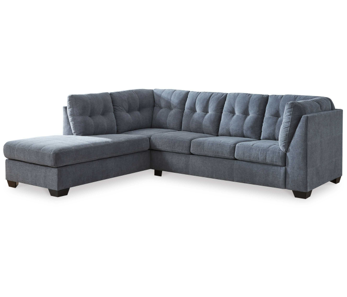 Marleton - Denim - 2-Piece Sleeper Sectional With Laf Corner Chaise, 113"