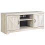 Bellaby - Whitewash - 63" TV Stand W/Fireplace Option