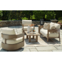 Serene Bay - Dark Brown - 5 Pc. - Lounge Set With Loveseat