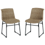 Amaris - Brown / Black - Chair (Set of 2)
