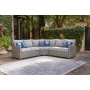 Naples Beach - Light Gray - 3 Pc. - Sectional Lounge