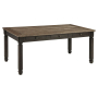 Tyler Creek - Black / Gray - Rectangular Dining Room Table, 71.88"