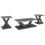 Bensonale - Brown / Gray - Occasional Table Set (Set of 3), 48"