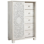 Paxberry - Whitewash - Dressing Chest, 55.51" Tall
