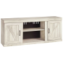Bellaby - Whitewash - 60" TV Stand w/Fireplace Option