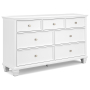 Fortman - White - Dresser, 62.13" Wide