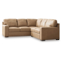 Bandon - Toffee - 2-Piece Sectional With Raf Loveseat, 100"