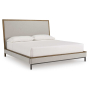 Tomtyn - Light Brown - King Upholstered Bed