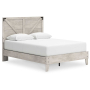Shawburn - Gray - Queen Platform Bed With Crossbuck Panel Headboard