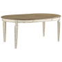 Realyn - Chipped White - Oval Dining Room Extension Table, 48.25"