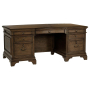 Hartshill - Executive Desk Base, Box 2 of 2 - Burnished Oak - Dark Brown
