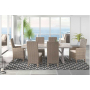 Beachcroft - Beige - 7 Pc. - Dining Set with Chairs